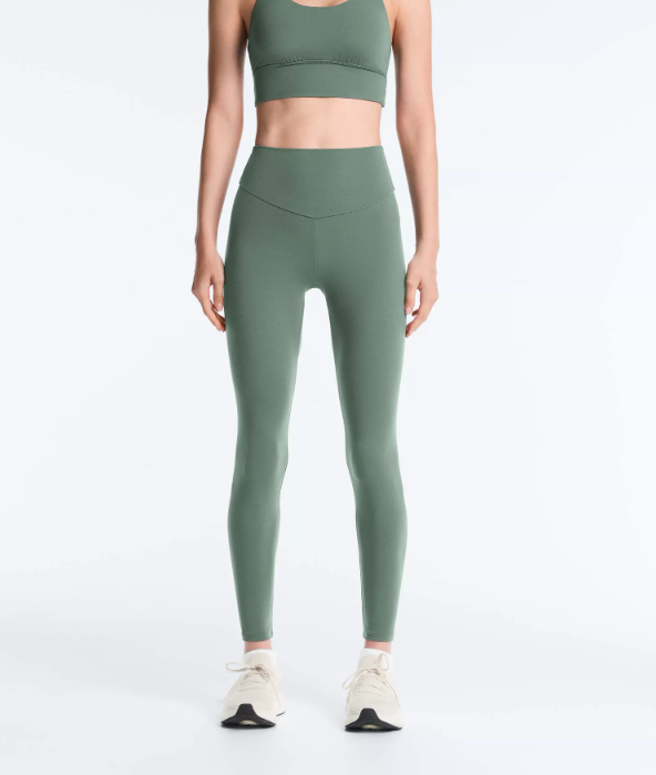 Kadın Yeşil Push Up Etkili Kaymaz Bel Antrenman Taytı